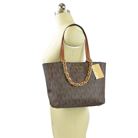 NEW MICHAEL Michael Kors Harper Signature Medium E - Picture 1 of 7